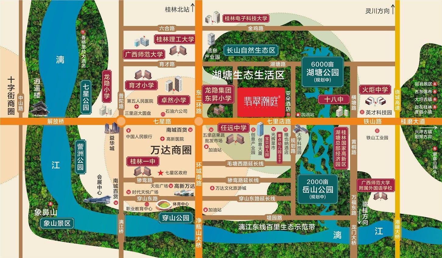 区位图